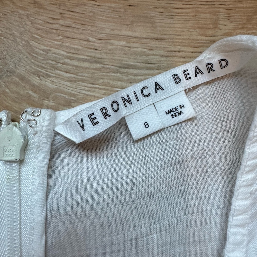 Veronica Beard White Maxi Dress (professionally altered) - Picture 5 of 15